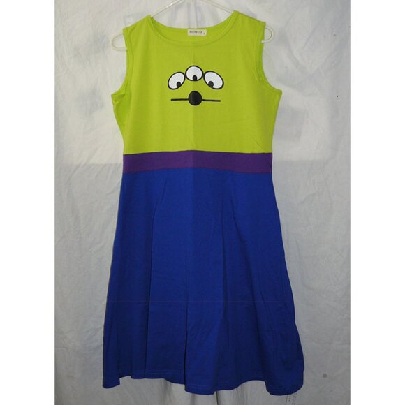 Disney Pixar Toy Story Alien inspired Tank style dress, sz L, New w/ tags - Picture 1 of 1
